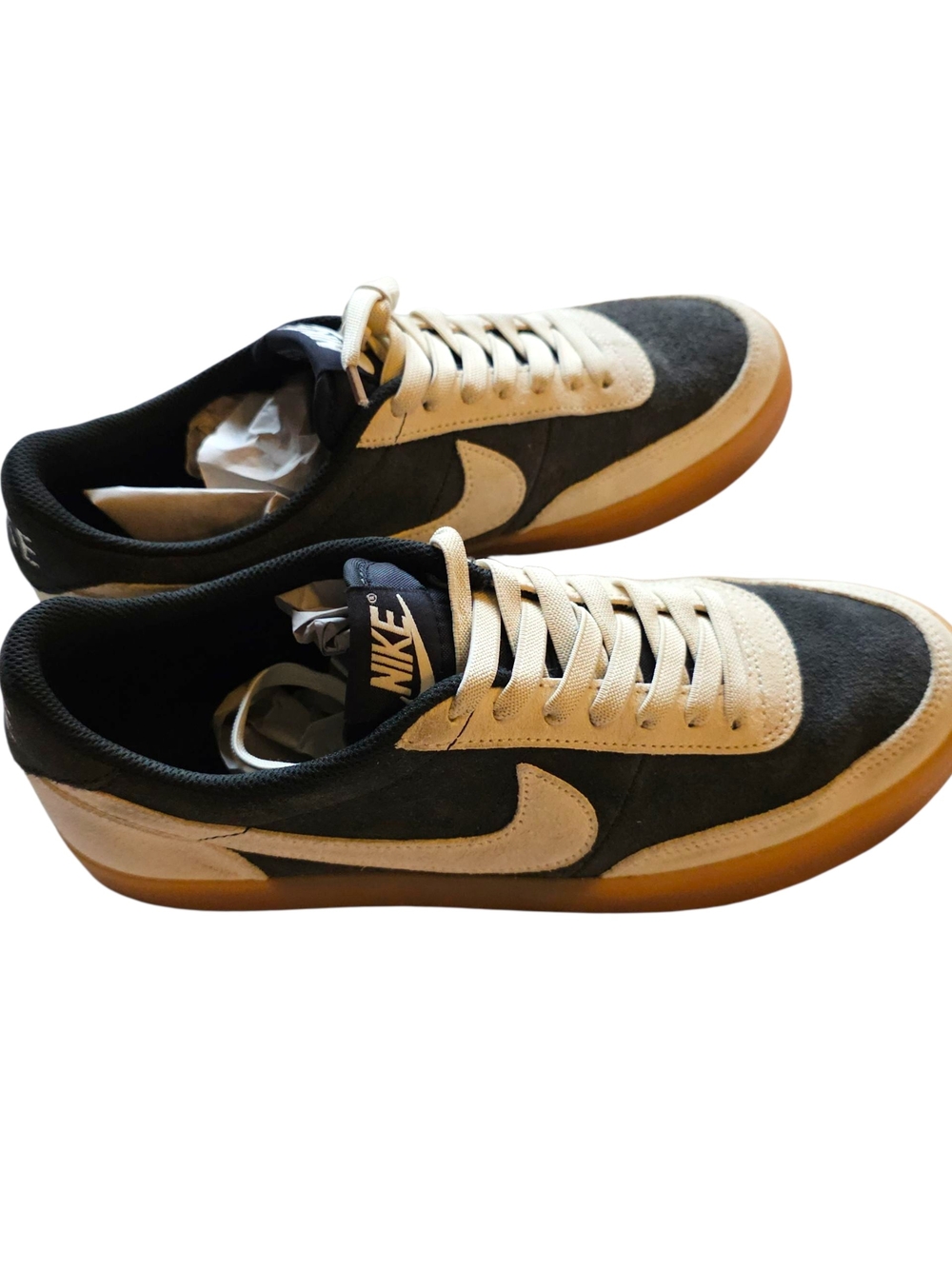 Nike Suede Low-Top Sneakers Killshot 2 Womens 10 Charcoal suede Yellow Gum